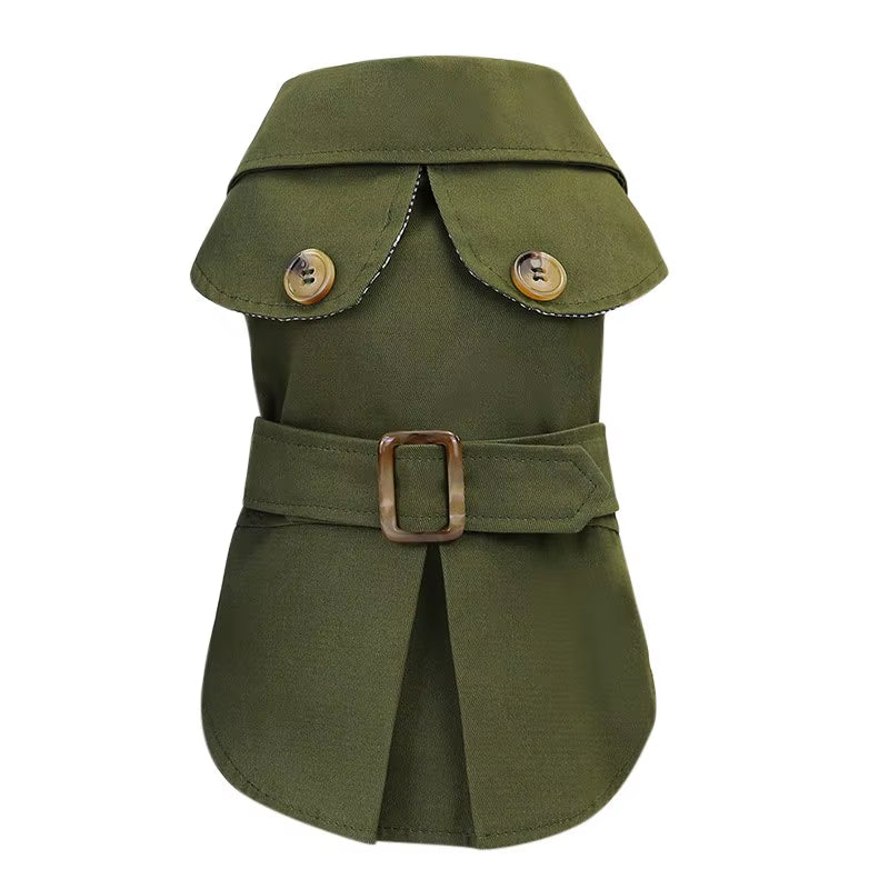 Winter Fashion Coat – Classic British Style Warmth for Small Dogs & Cats