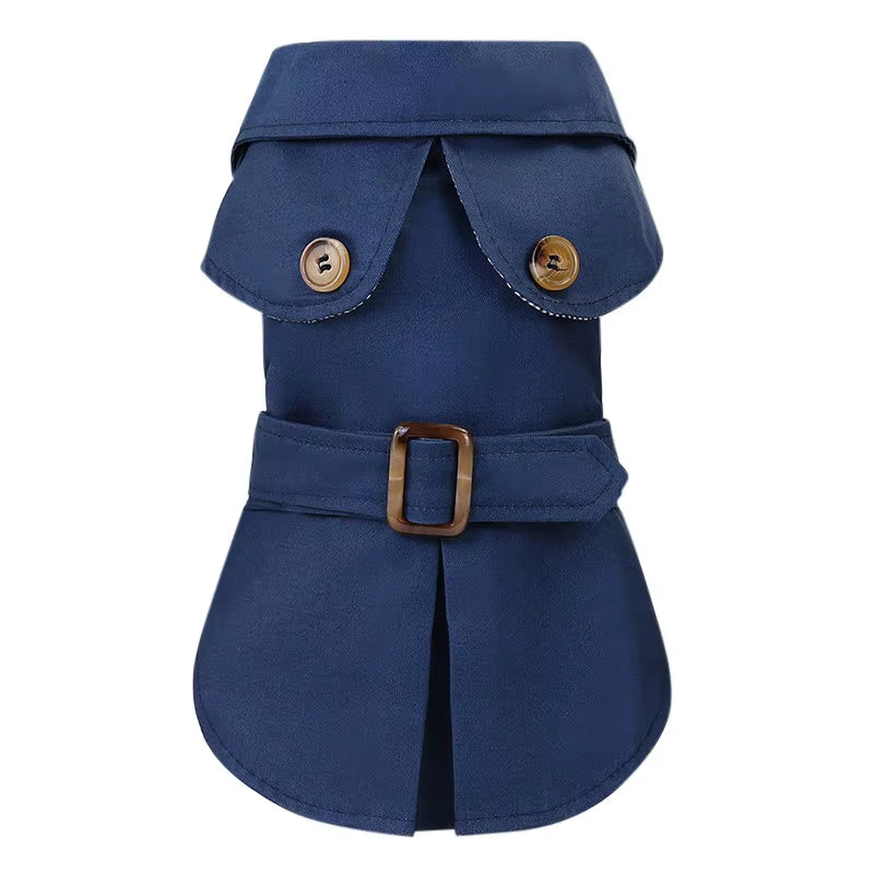 Winter Fashion Coat – Classic British Style Warmth for Small Dogs & Cats