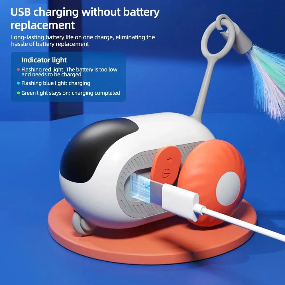 Cat Chase Car – Automatic Rolling Toy for Non-Stop Feline Fun