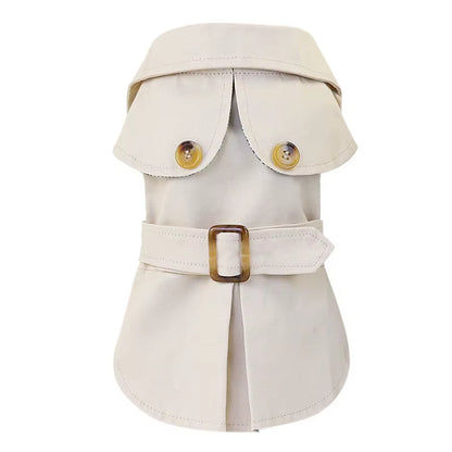 Winter Fashion Coat – Classic British Style Warmth for Small Dogs & Cats